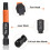 10 Pieces Bit Set,  Drill Bit Set Length, Magnetic 1/4'' Hex Shank Screwdriver Bit, TA12-30 5