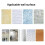 Universal wall adhesive tile shelf glue white 8