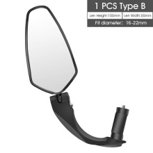 Bicycle Rear View Mirror Adjustable Foldable HD Wide Angle