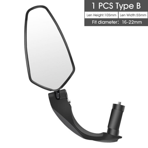 Bicycle Rear View Mirror Adjustable Foldable HD Wide Angle