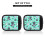 Luggage Handle Wraps Green Cat Design 2 Pcs 3