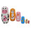 Wooden Russian Nesting Dolls Handmade 6 Pieces 4