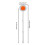 SHENGXINY rotating sponge mop 110cm orange 2