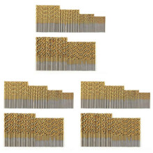 360 Pcs Titanium Drill Bit Set HSS Drill Bits for Metal, Steel, Wood, Plastic, Copper, Aluminum Alloy, 1mm to 3.5mm