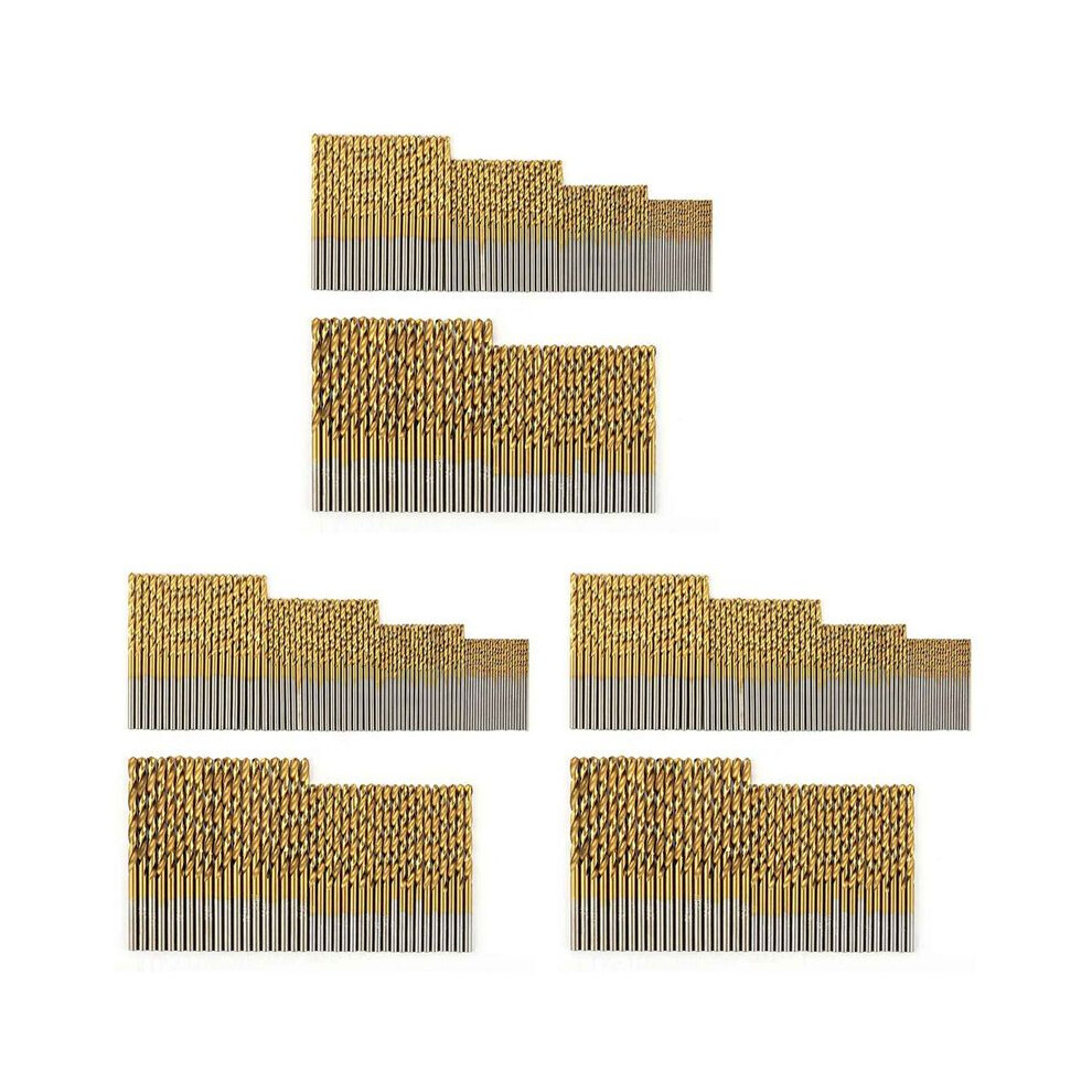 Photos - Bits / Sockets 360 Pcs Titanium Drill Bit Set HSS Drill Bits for Metal, Steel, Wood, Plastic, Copper, Aluminum Alloy, 1mm to 3.5mm