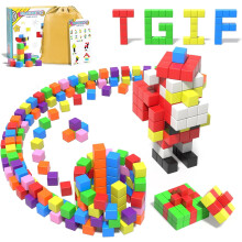 Magnetic Building Blocks STEM Toy for Toddlers 72 pcs