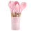 Non-stick Silicone Kitchenware Set with Wooden Handles 12 3