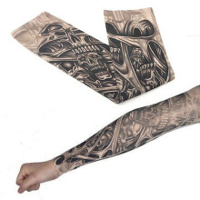 Fake Nylon Tattoo Sleeves Arm Stockings 6 pcs