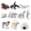 Mini Animal Simulation Toys Set for Kids Cognitive 2