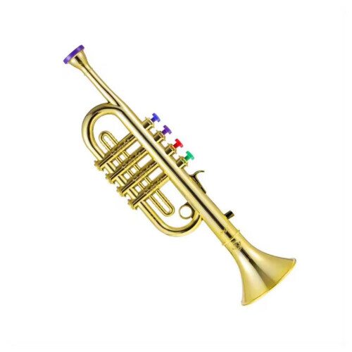 Professional Trumpet with Colored Keys for Kids