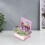 Sehao 3D Castle Toy with Mini Dinosaur Figures Pink Brown 4