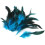 Rooster tail feathers deep blue 50 pcs 7