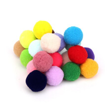 Cat Toy Balls Soft Plush Pom Poms 20pcs