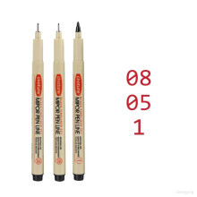 Micron Pigment Liner Set för konstskissning 0,5 mm 0,8 mm