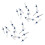 Aghi gemelli per macchina da cucire, 24 pezzi, 2,0/3,0/4,0 mm 1