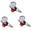 Paint Sprayer Air Regulator Pressure Gauge with Adapter 3 1