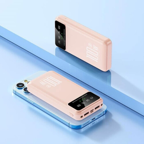Φορητή εξωτερική μπαταρία 20000mAh, γρήγορη φόρτιση 22,5W, 4 θύρες, με οθόνη LED και