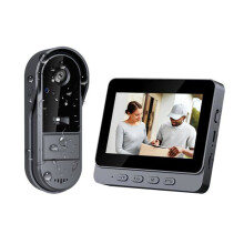 Ασύρματο κουδούνι βίντεο AIMOONSA 1080P με οθόνη 4,3", IP65, αμφίδρομη θυροτηλεόραση,