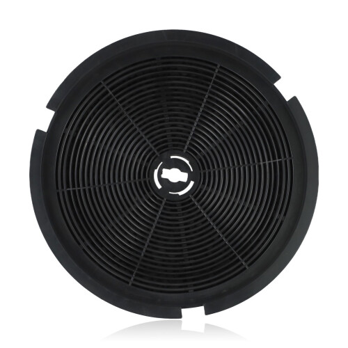 Round activated charcoal filter for range hoods 1 pack