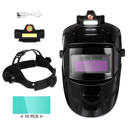 Welding Helmet True Color Auto-Darkening 180 View