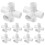 10 stk. rørfittings 5-vejs PVC-rørsamling teltforbindelse drivhusrørfitting 1