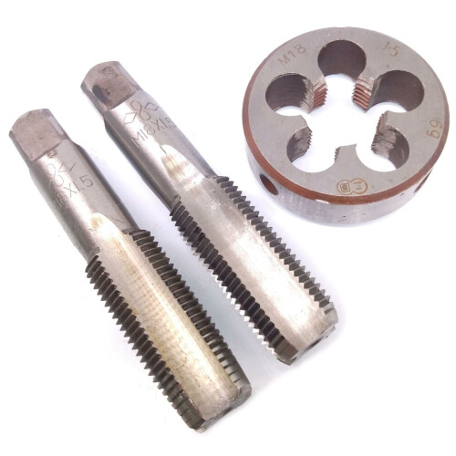 HSS M181,5mm conische plugtap en snijplaatset