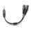 Headset Adapter 3.5mm 4-Pin to Dual 3-Pin 2
