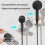 Handheld Shower Head Holder with Suction Cup Silver 4