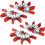Metal Spring Clamps 2 inch 20 pcs red 5
