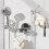 Handheld Shower Head Holder with Suction Cup Silver 3
