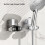 Handheld Shower Head Holder with Suction Cup Silver 5