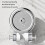 Handheld Shower Head Holder with Suction Cup Silver 7