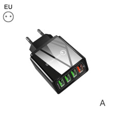 QC3.0-matkapuhelimen laturi, jossa on 4 USB-porttia
