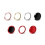 Home Button Sticker Metal Black Universal for iPhone 3
