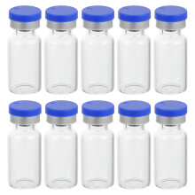 Glass Vials with Lid 3ml Transparent 50pcs