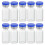 Glass Vials with Lid 3ml Transparent 50pcs 1