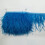 Ostrich feather fringe trim blue 9-15 cm 2