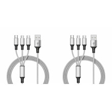 USB-C to USB-C charging cable 6 ft fast 3-in-1