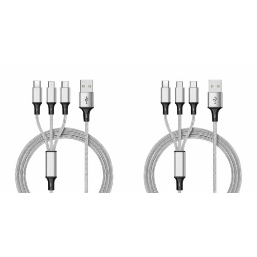 USB-C to USB-C charging cable 6 ft fast 3-in-1