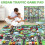 Tapete infantil para brincar com estampa de cidade e estrada, 130 x 100 cm (51,2 x 39,4 polegadas) 1