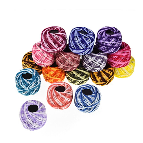 TrueClos crochet cotton yarn 16 colors 1