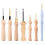 Punch Needle Embroidery Tool Wooden Handle Set 1