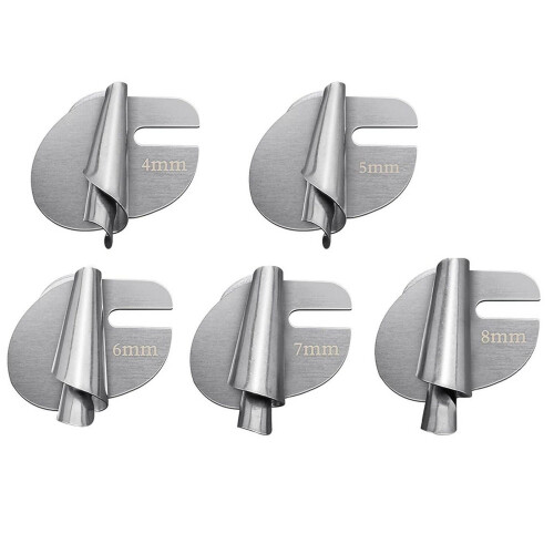 Nährollsaumfuß-Set, 5-teilig, 4-8 mm