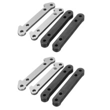 2X Främre och Bakre Upphängningsarmsfäste 7181 för ZD Racing -10 DBX10 10421-S 9102 1/10 RC Bilreservdelar Tillbehör