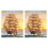 Boat Landscape Diamond Embroidery Kit 2 Pieces 1
