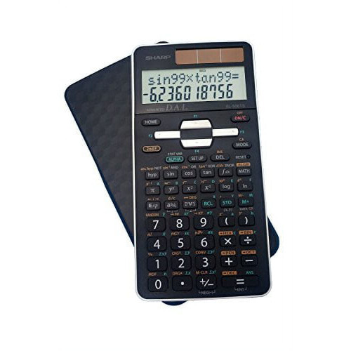 Sharp EL-506TSBBW calculator cover black 1