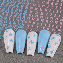 Nail Stickers and Charms Set with Animal Print Clear Bows