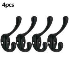 Vintage cast antique coat hook wall mounted 4 pack