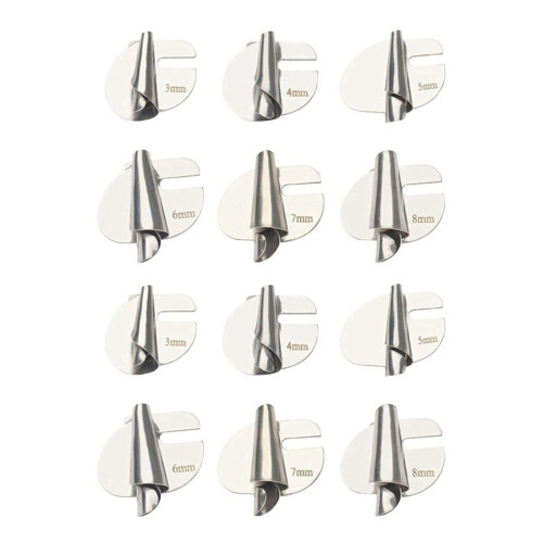 Nährollsaumfuß-Set, 12-teilig