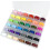 Polyester forviklede spoler med etui, 36 stk. assorterede farver 1